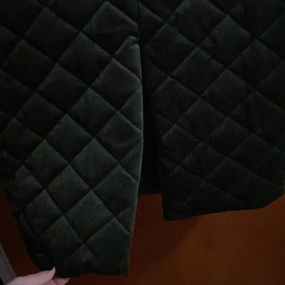 Quilted Velvet Coat - Picture 6 of 9